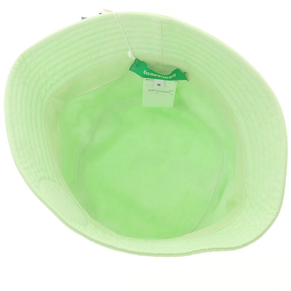 【新品】ディースクエアード DSQUARED2 コットン バケットハット ミントグリーン【 M 】【 状態ランクN 】【 メンズ 】