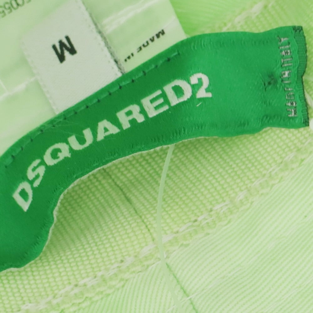 【新品】ディースクエアード DSQUARED2 コットン バケットハット ミントグリーン【 M 】【 状態ランクN 】【 メンズ 】