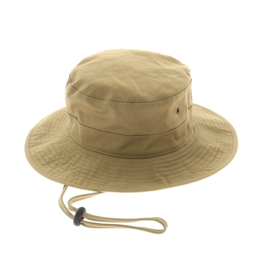 【新品】ディースクエアード DSQUARED2 コットンポリウレタンポリエステル サファリハット カーキベージュ【 L 】【 状態ランクN 】【 メンズ 】