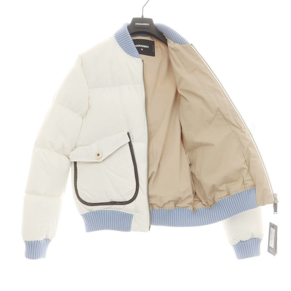【新品アウトレット】ディースクエアード DSQUARED2 ポリエステル ダウンジャケット ホワイト【 48 】【 状態ランクN- 】【 メンズ 】