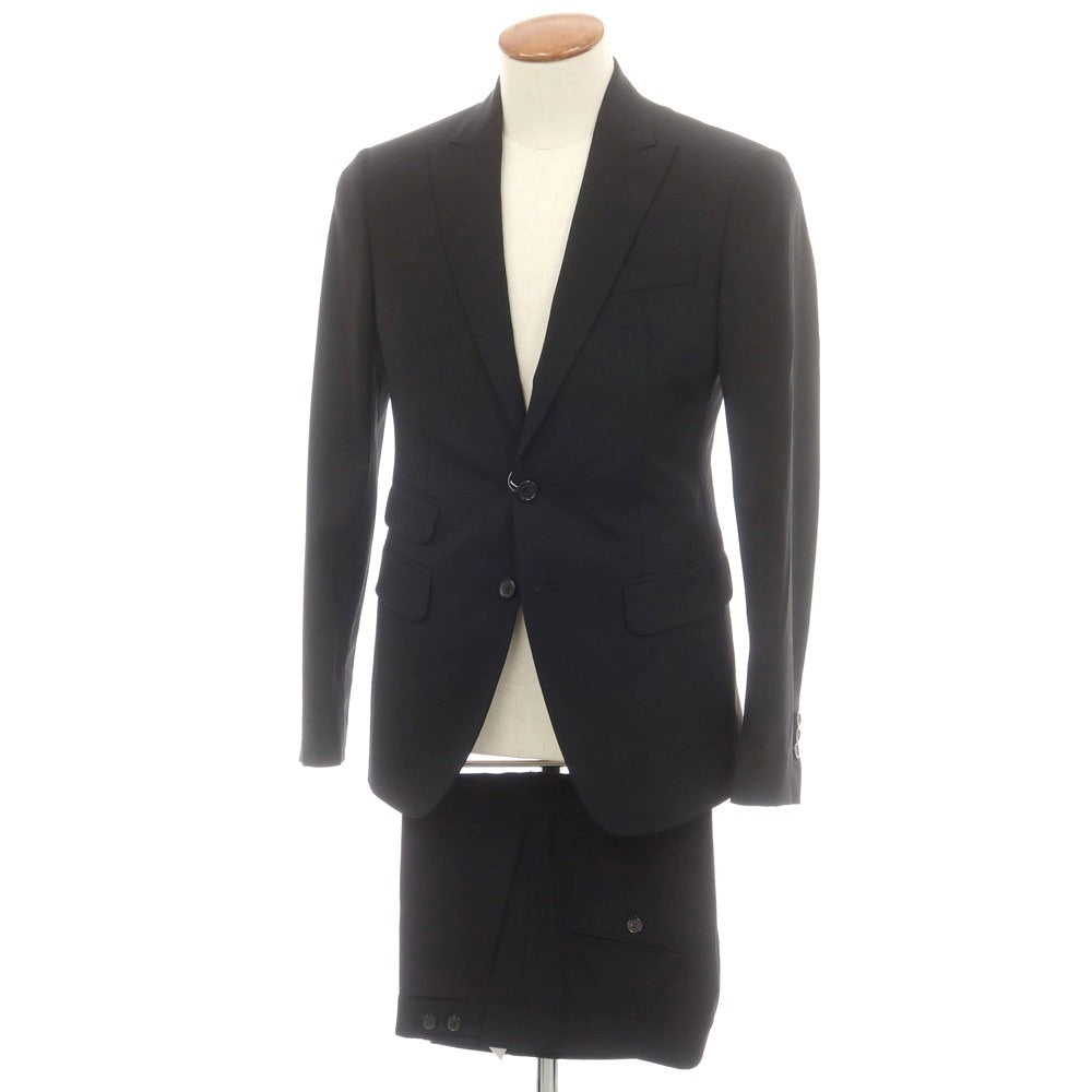 【新品】ディースクエアード DSQUARED2 ストレッチ ウール 2つボタンスーツ ブラック【 46 】【 状態ランクN 】【 メンズ 】