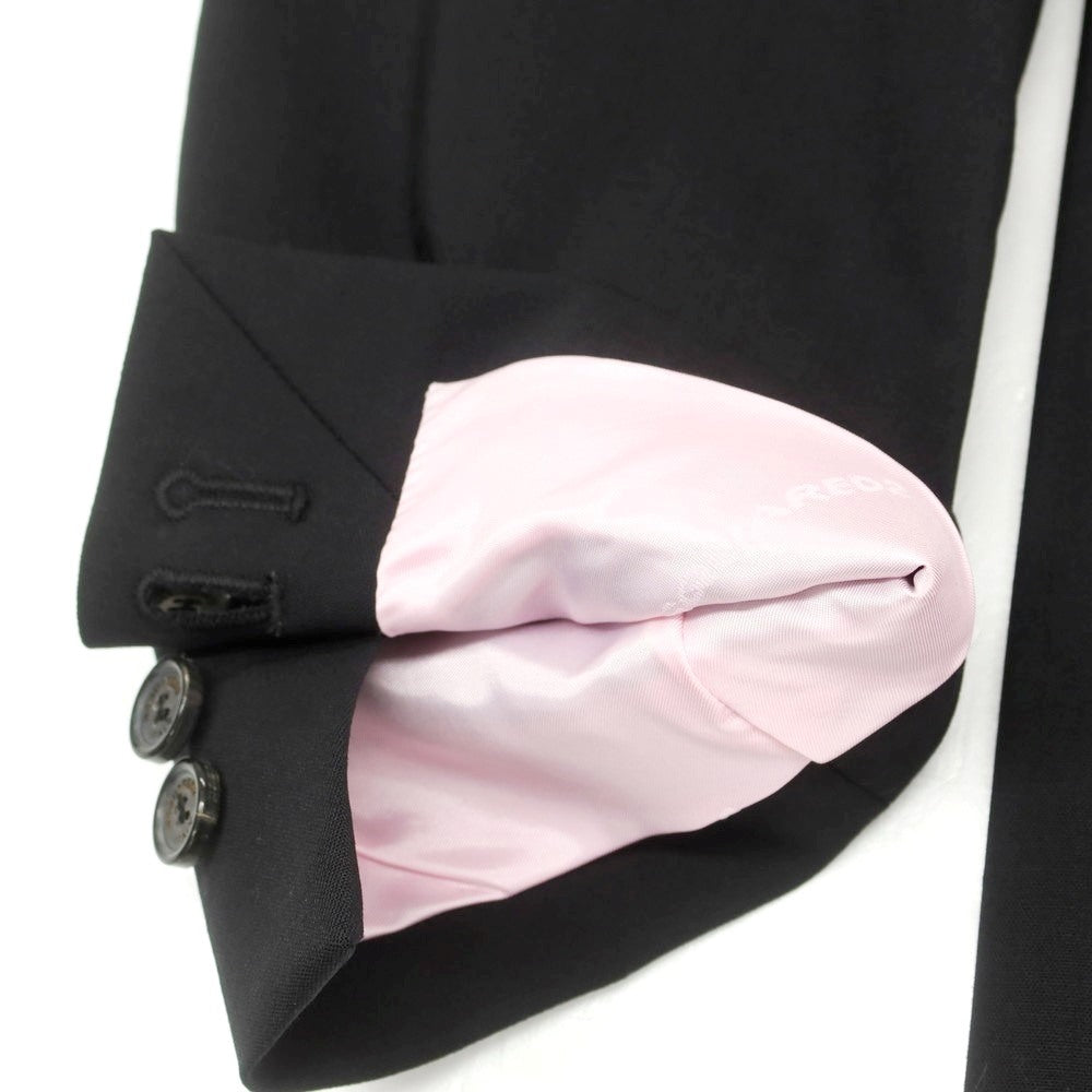 【新品】ディースクエアード DSQUARED2 ストレッチ ウール 2つボタンスーツ ブラック【 46 】【 状態ランクN 】【 メンズ 】