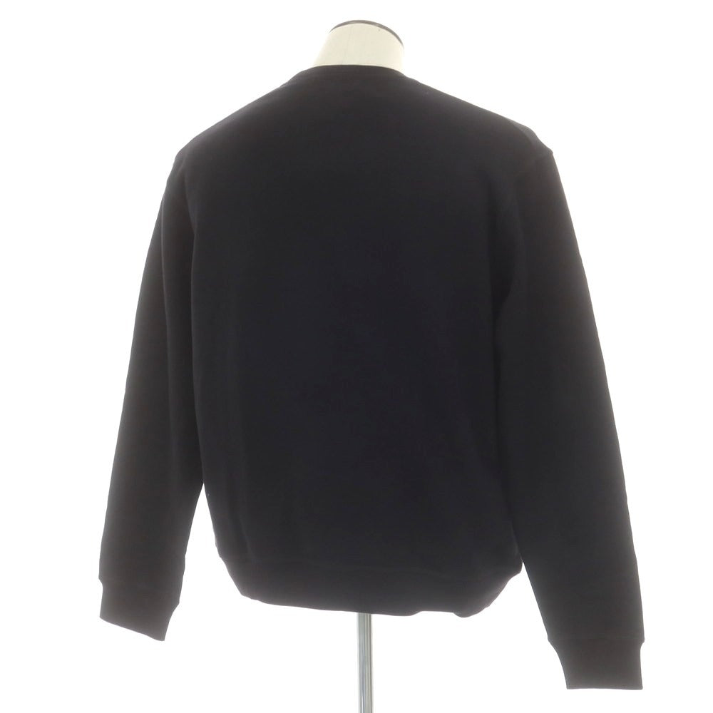 【新品】ディースクエアード DSQUARED2 コットン クルーネック スウェット ブラック【 L 】【 状態ランクN 】【 メンズ 】