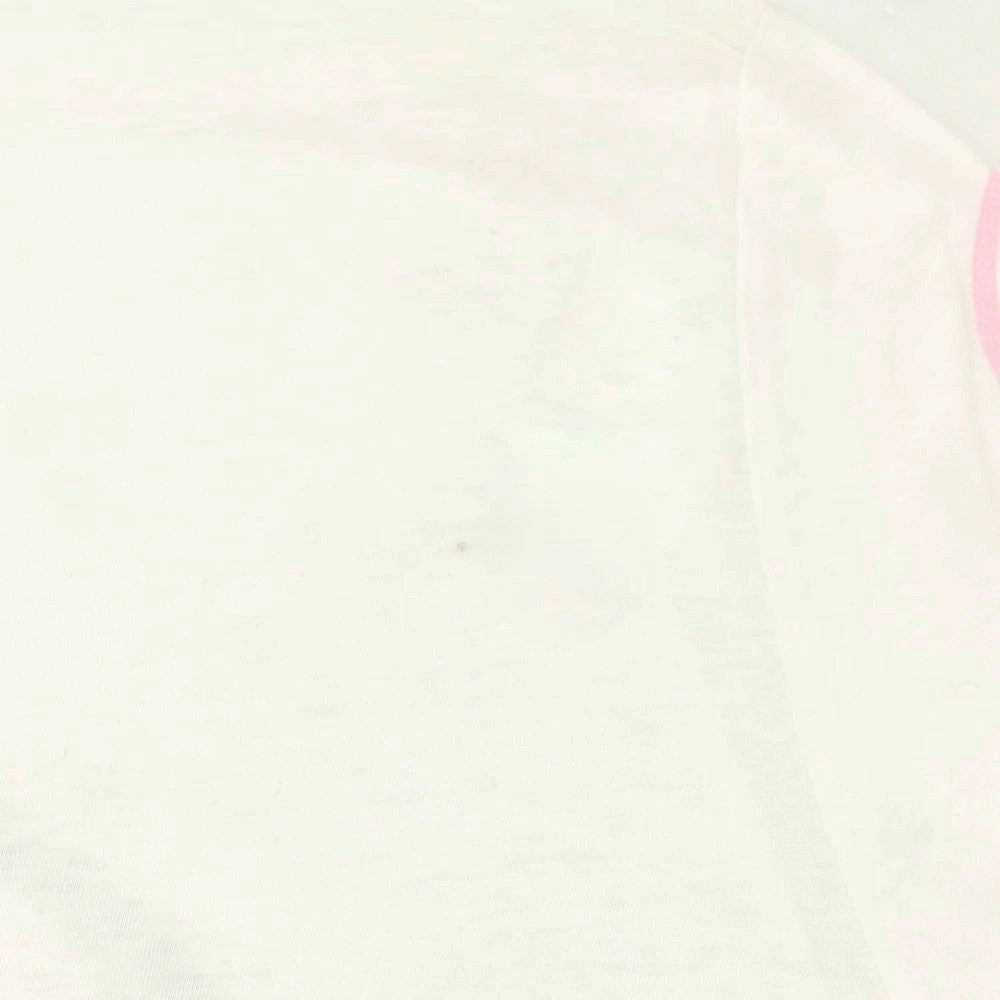 【新品アウトレット】ディースクエアード DSQUARED2 コットン クルーネック 長袖Tシャツ ホワイト【 L 】【 状態ランクN- 】【 メンズ 】