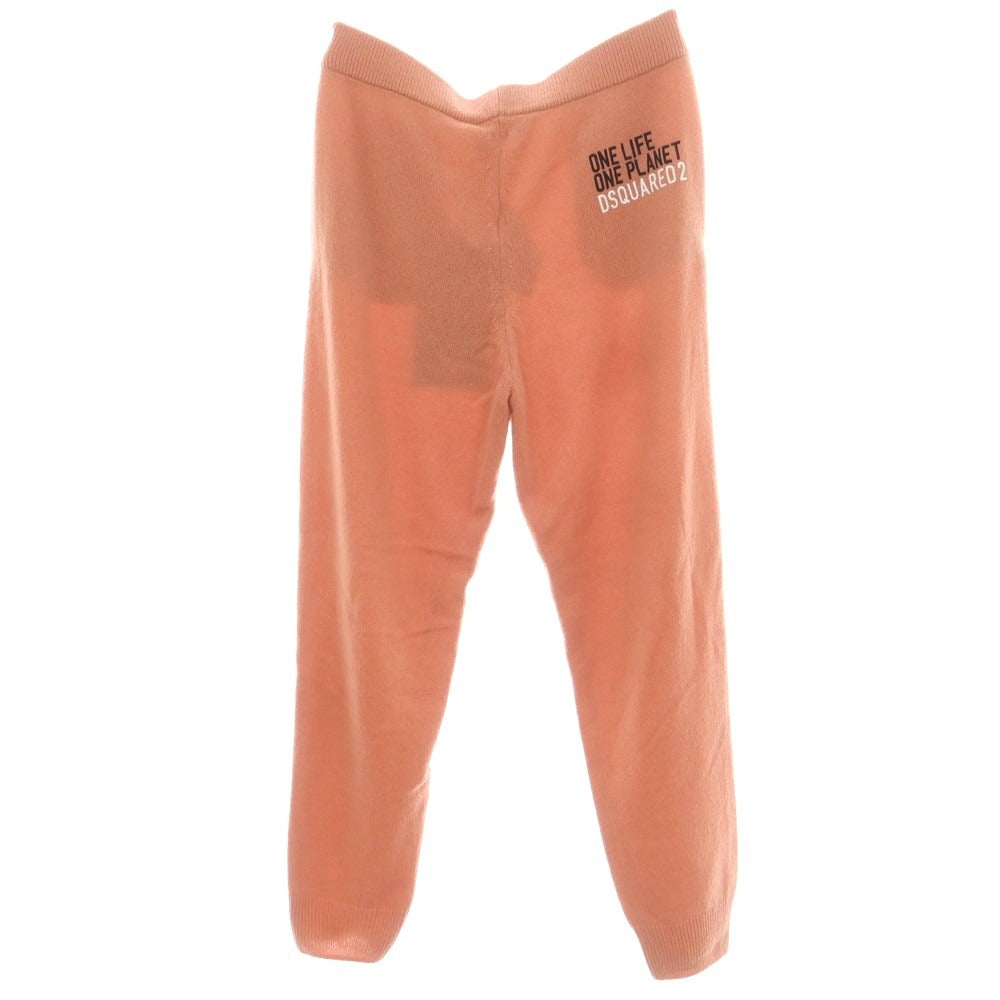 【新品】ディースクエアード DSQUARED2 カシミヤ ニット イージーパンツ サーモン系【 M 】【 状態ランクN 】【 メンズ 】