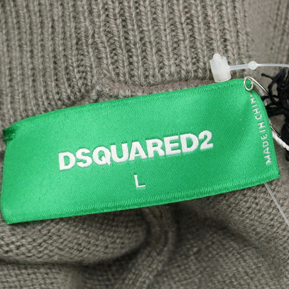 【新品】ディースクエアード DSQUARED2 カシミヤ ニット イージーパンツ グレージュ系【 M 】【 状態ランクN 】【 メンズ 】
