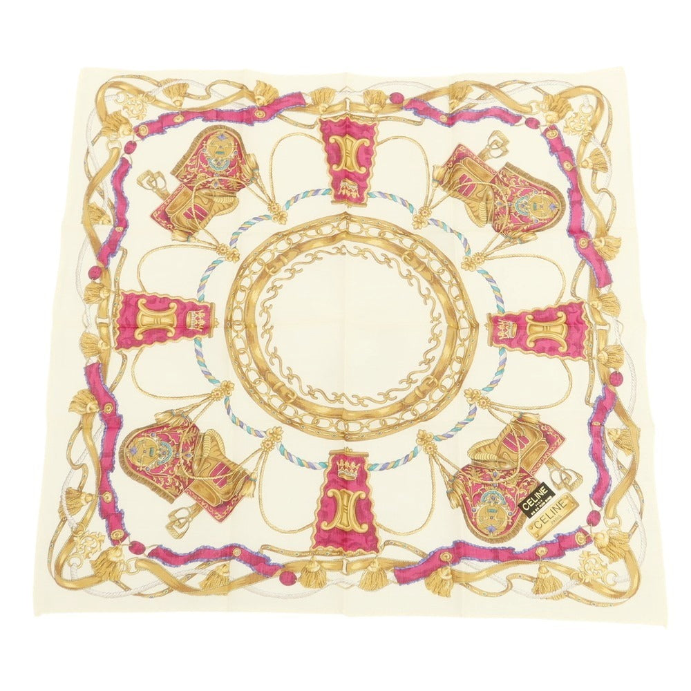 【中古】セリーヌ CELINE ハンカチ 7点セット ネイビー【 状態ランクA 】【 ユニセックス 】