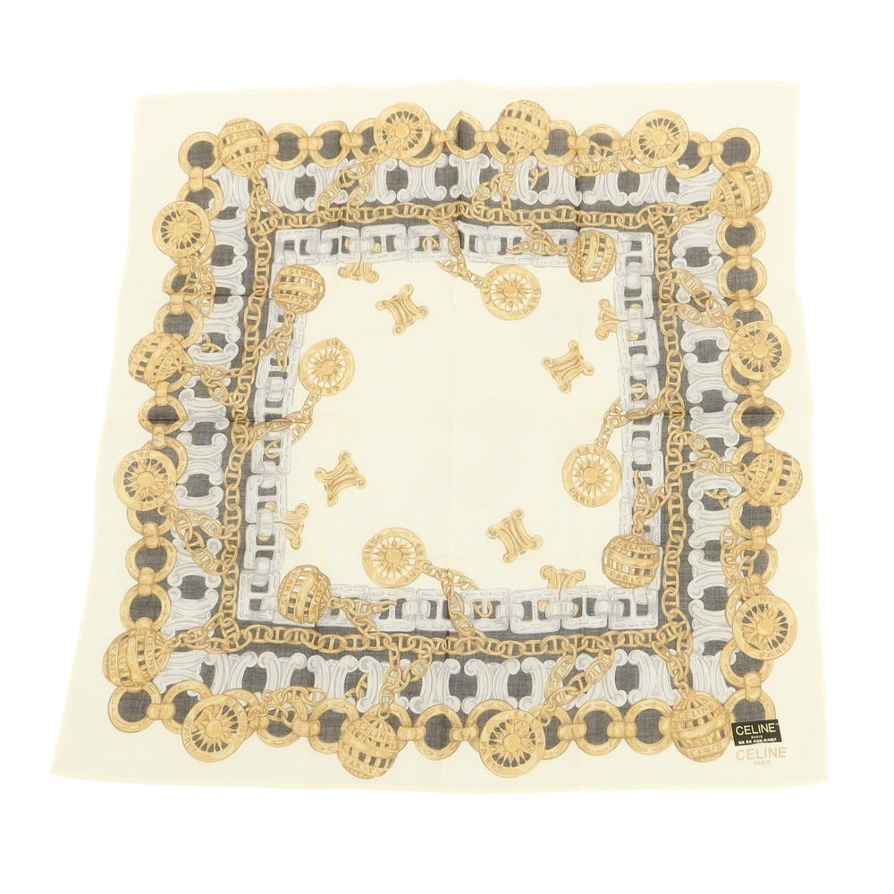 【中古】セリーヌ CELINE ハンカチ 7点セット ネイビー【 状態ランクA 】【 ユニセックス 】