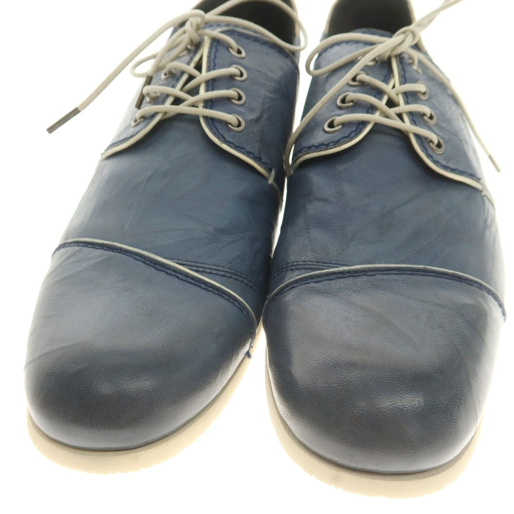 【中古】ランバンオンブルー LANVIN en Bleu レザー カジュアルシューズ ブルー【 25 1/2 】【 状態ランクA 】【 メンズ 】