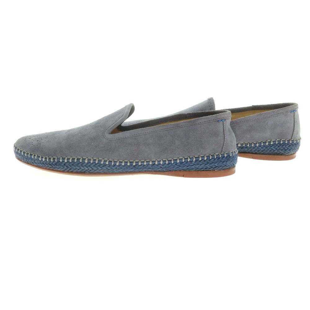 【中古】【未使用】ピーエス ポールスミス PS Paul Smith スエード エスパドリーユ スリッポン ブルーグレー【 9 】【 状態ランクS 】【 メンズ 】