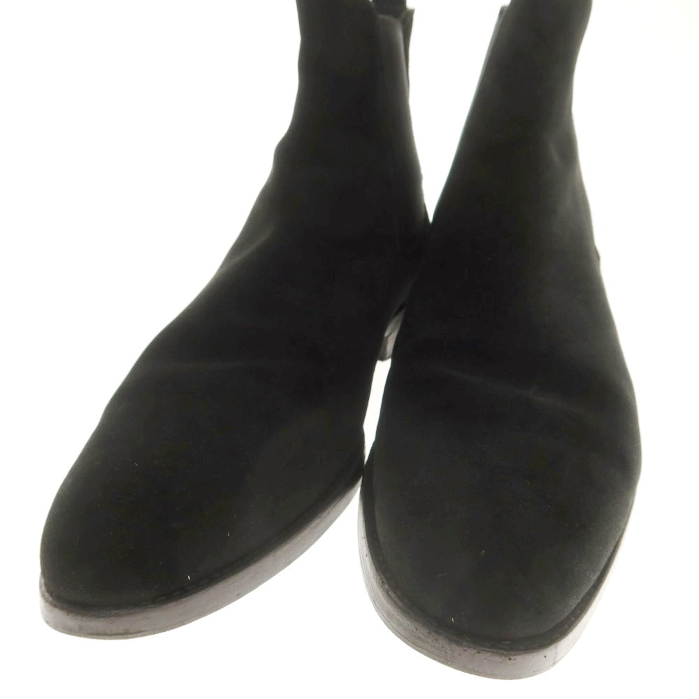 【中古】グジ guji スエード サイドゴアブーツ ブラック【 7 】【 状態ランクB 】【 メンズ 】