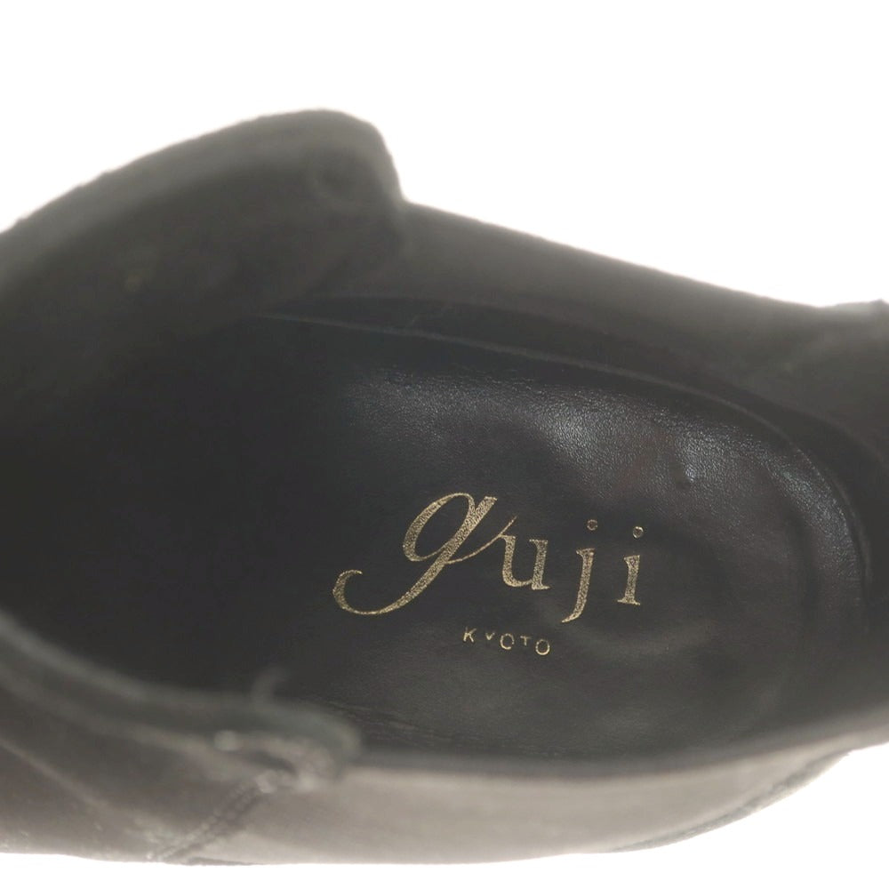 【中古】グジ guji スエード サイドゴアブーツ ブラック【 7 】【 状態ランクB 】【 メンズ 】
