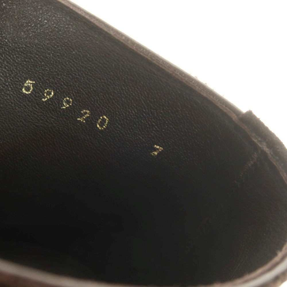 【中古】グジ guji スエード チャッカブーツ ダークブラウン【 7 】【 状態ランクB 】【 メンズ 】