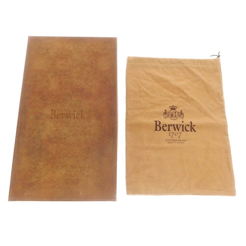 【中古】バーウィック BERWICK コイン ローファー ダークブラウン【 7 】【 状態ランクC 】【 メンズ 】