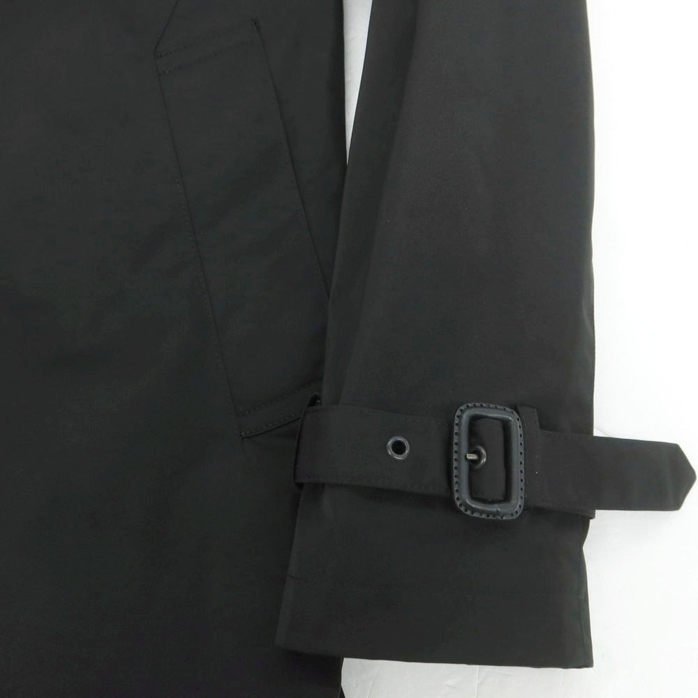 【中古】バーニーズニューヨーク BARNEYS NEWYORK ポリエステル キルティングライナー トレンチコート ブラック【 M 】【 状態ランクB 】【 メンズ 】