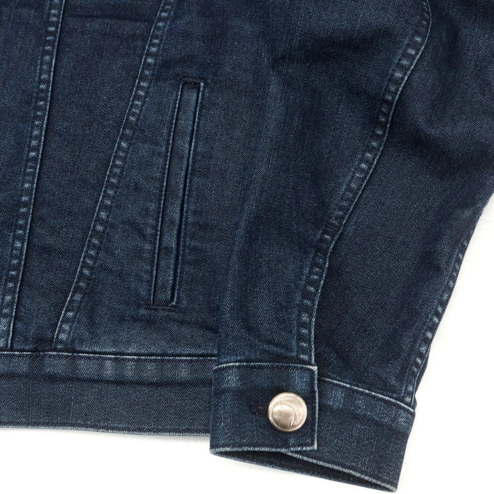 【中古】ヤコブコーエン JACOB COHEN J8032 ストレッチ デニムジャケット ジージャン ネイビー【 S 】【 状態ランクB 】【 メンズ 】