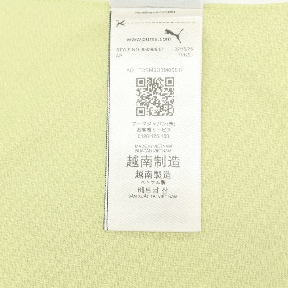 【中古】【未使用】プーマ PUMA フラワー柄 ポリエステル セットアップ タンクトップ ショートパンツ ライトグリーンxマルチカラー【 M/M 】【 状態ランクS 】【 メンズ 】