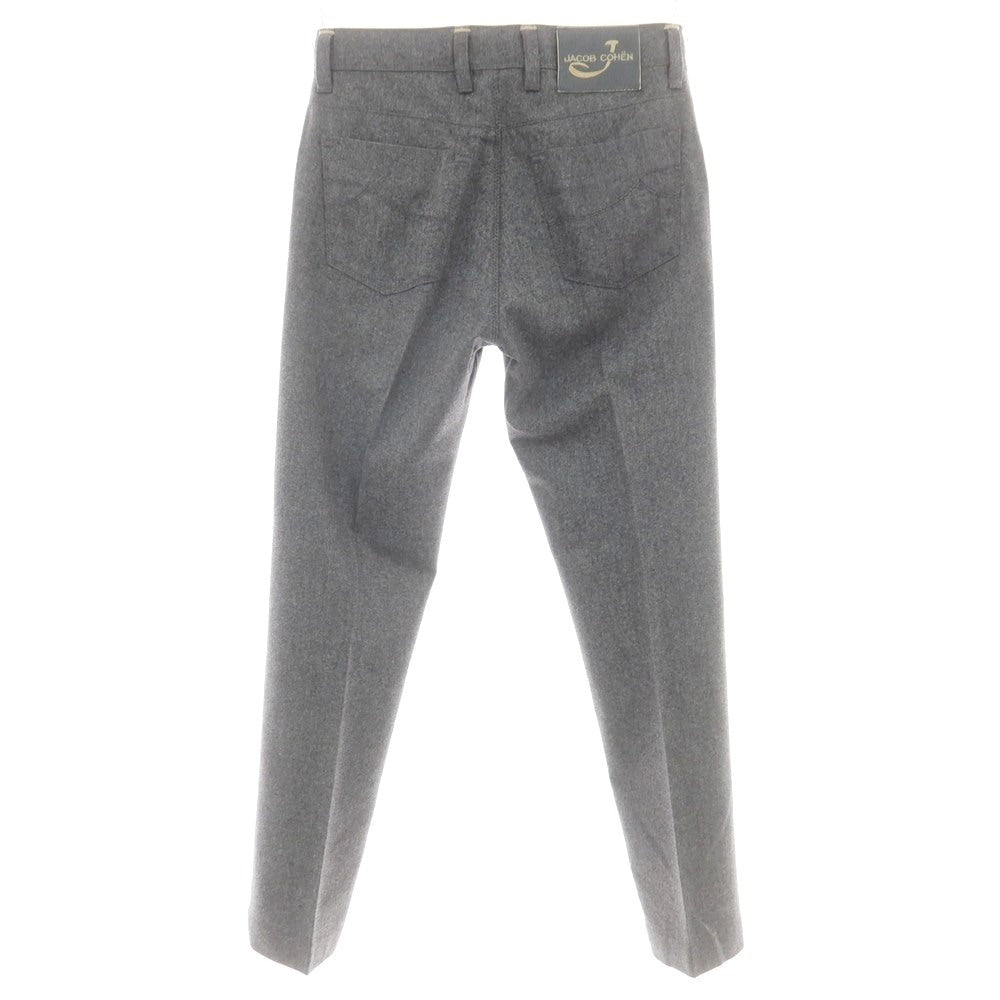 【中古】ヤコブコーエン JACOB COHEN J688 ウール 5ポケットパンツ グレー【 31 】【 状態ランクB 】【 メンズ 】