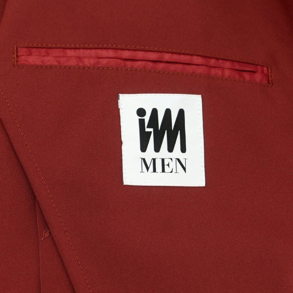 【中古】アイム メン IM MEN 2025年秋冬 ポリエステル カジュアルジャケット ダークレッド【 表記なし(L位) 】【 状態ランクA 】【 メンズ 】