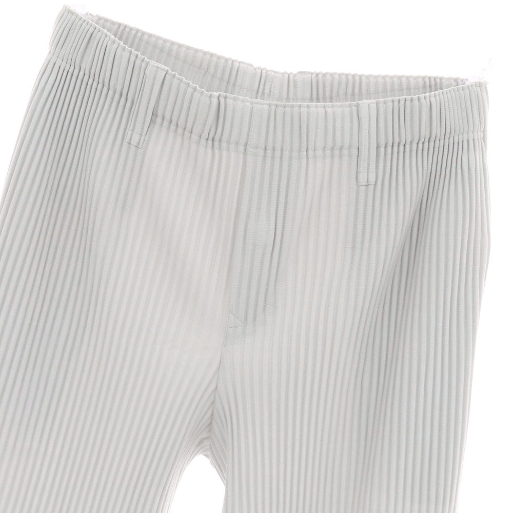 【中古】オム プリッセ イッセイミヤケ HOMME PLISSE ISSEY MIYAKE ポリエステル プリーツ イージーパンツ ライトグレー【 3 】【 状態ランクA 】【 メンズ 】