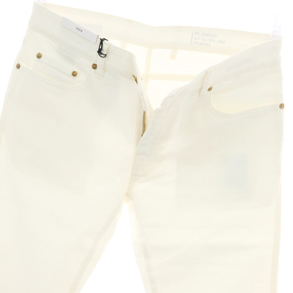 【新品】ピーティートリノ デニム PT TORINO DENIM ROCK ストレッチ コットン デニムパンツ ジーンズ ホワイト【 33 】【 状態ランクN 】【 メンズ 】