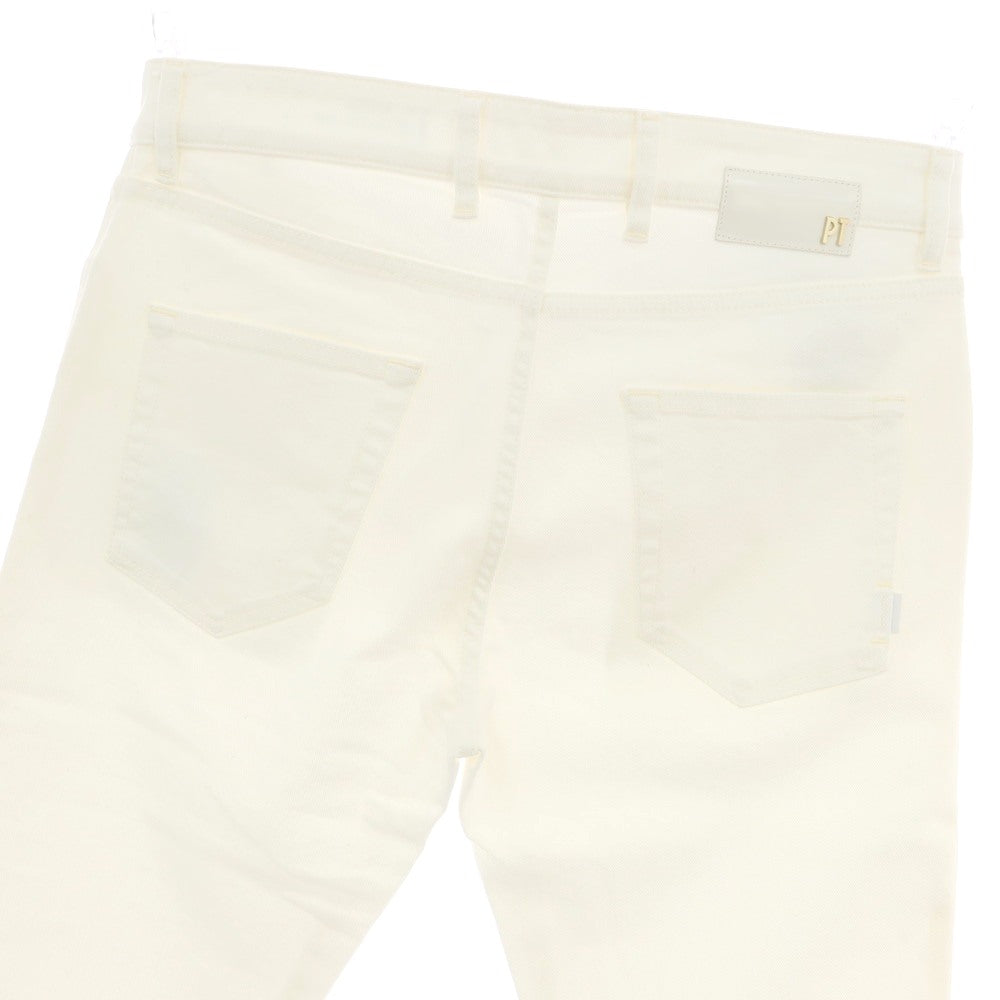 【新品】ピーティートリノ デニム PT TORINO DENIM ROCK ストレッチ コットン デニムパンツ ジーンズ ホワイト【 33 】【 状態ランクN 】【 メンズ 】