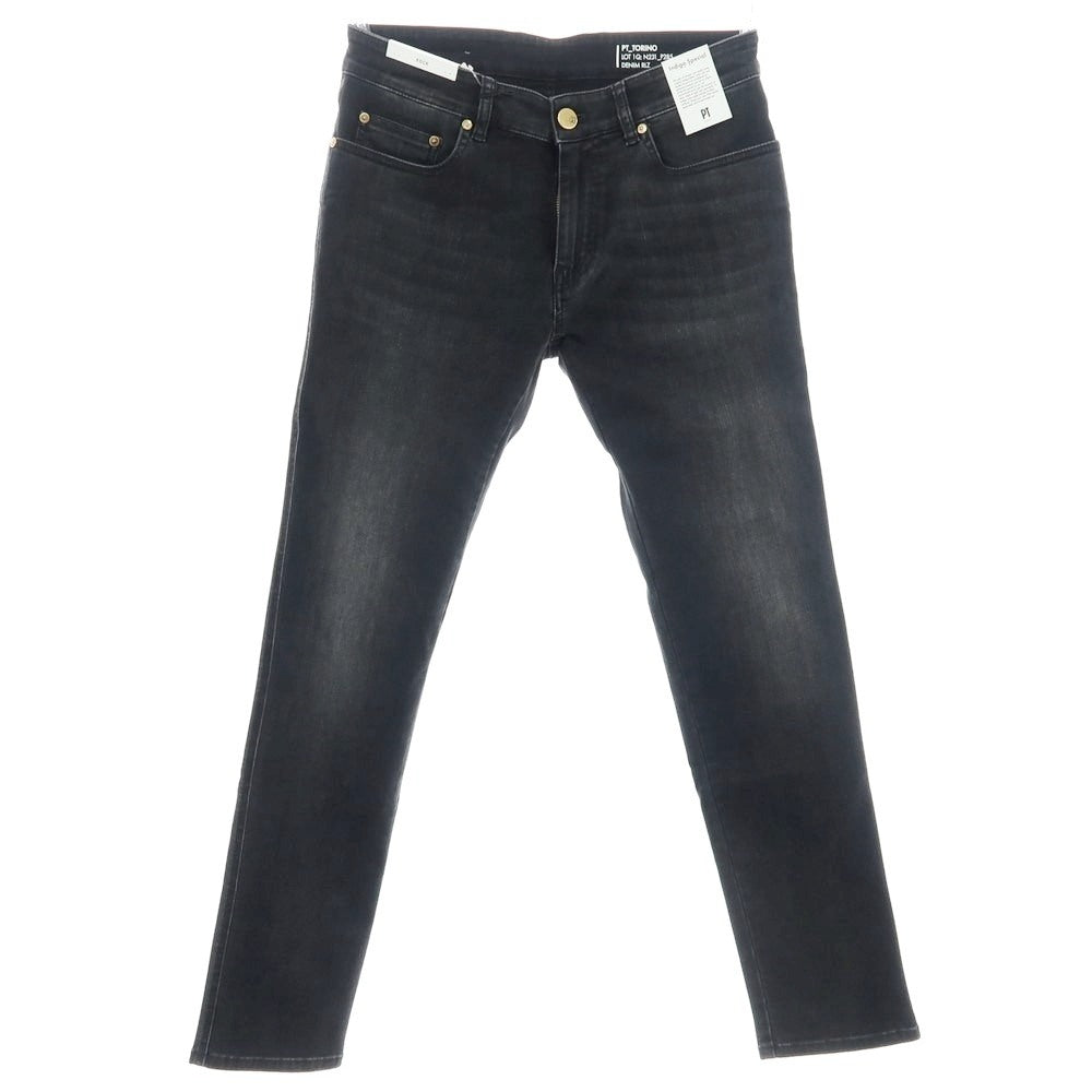 【新品】ピーティートリノ デニム PT TORINO DENIM ROCK ストレッチ コットンレーヨンポリエステル デニムパンツ ジーンズ ブラック【 32 】【 状態ランクN 】【 メンズ 】