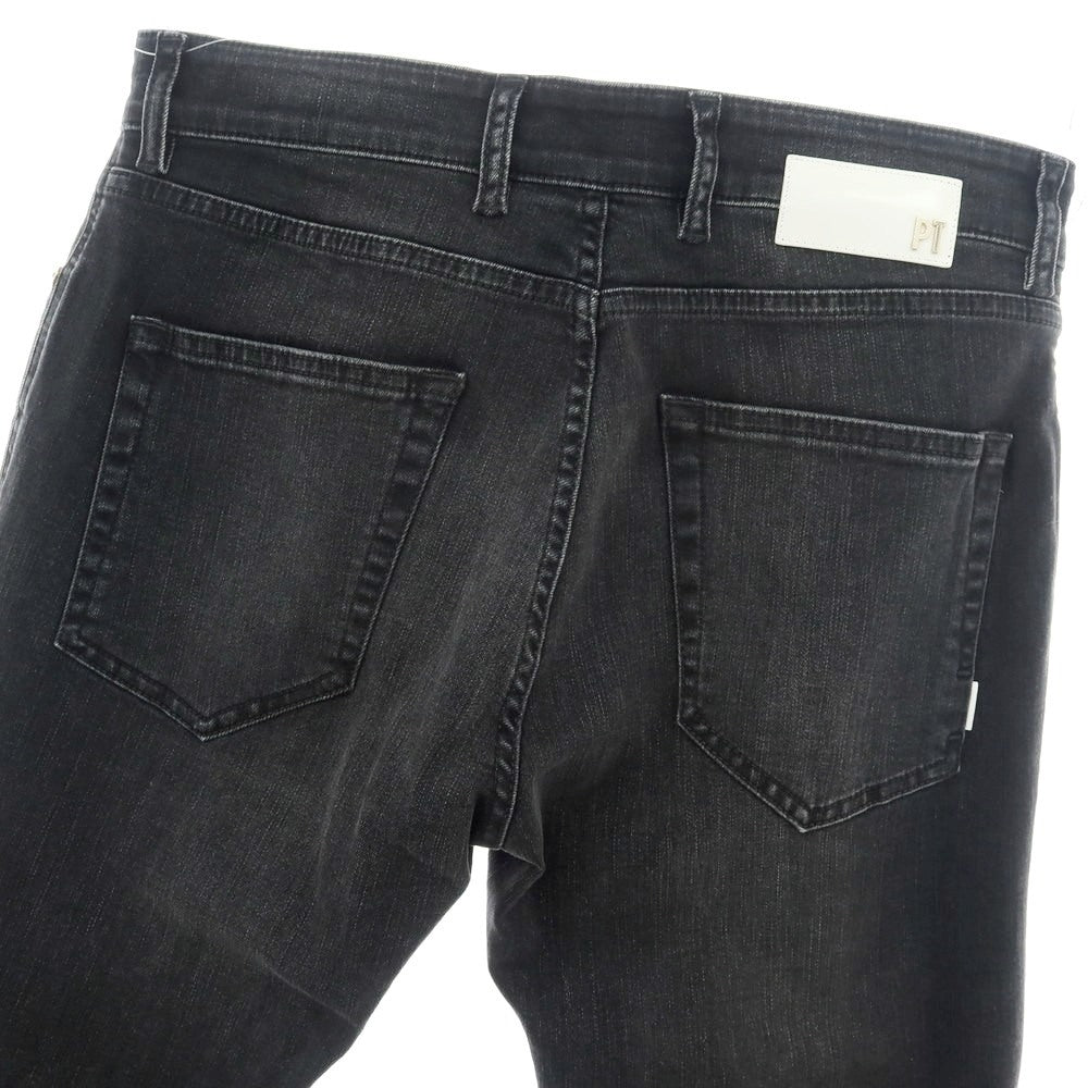 【新品】ピーティートリノ デニム PT TORINO DENIM ROCK ストレッチ コットンレーヨンポリエステル デニムパンツ ジーンズ ブラック【 32 】【 状態ランクN 】【 メンズ 】