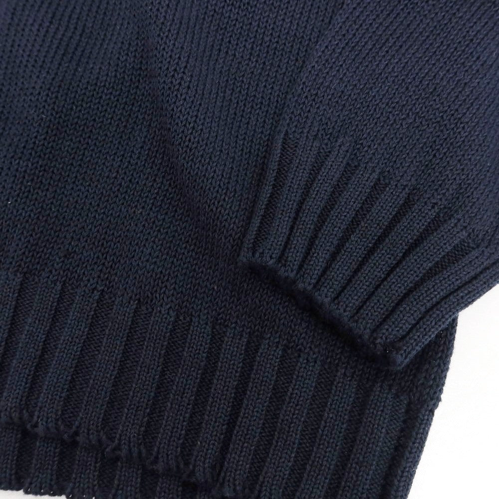 【新品】セッテフィーリ カシミア Settefili Cashmere リネンコットン ダブルジップ ニットパーカー ネイビー【サイズ44】【 状態ランクN 】【 メンズ 】