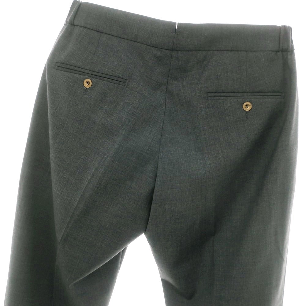 【新品】ベルウィッチ BERWICH ストレッチポリエステルウール イージースラックスパンツ ダークグレー【 48 】【 状態ランクN 】【 メンズ 】