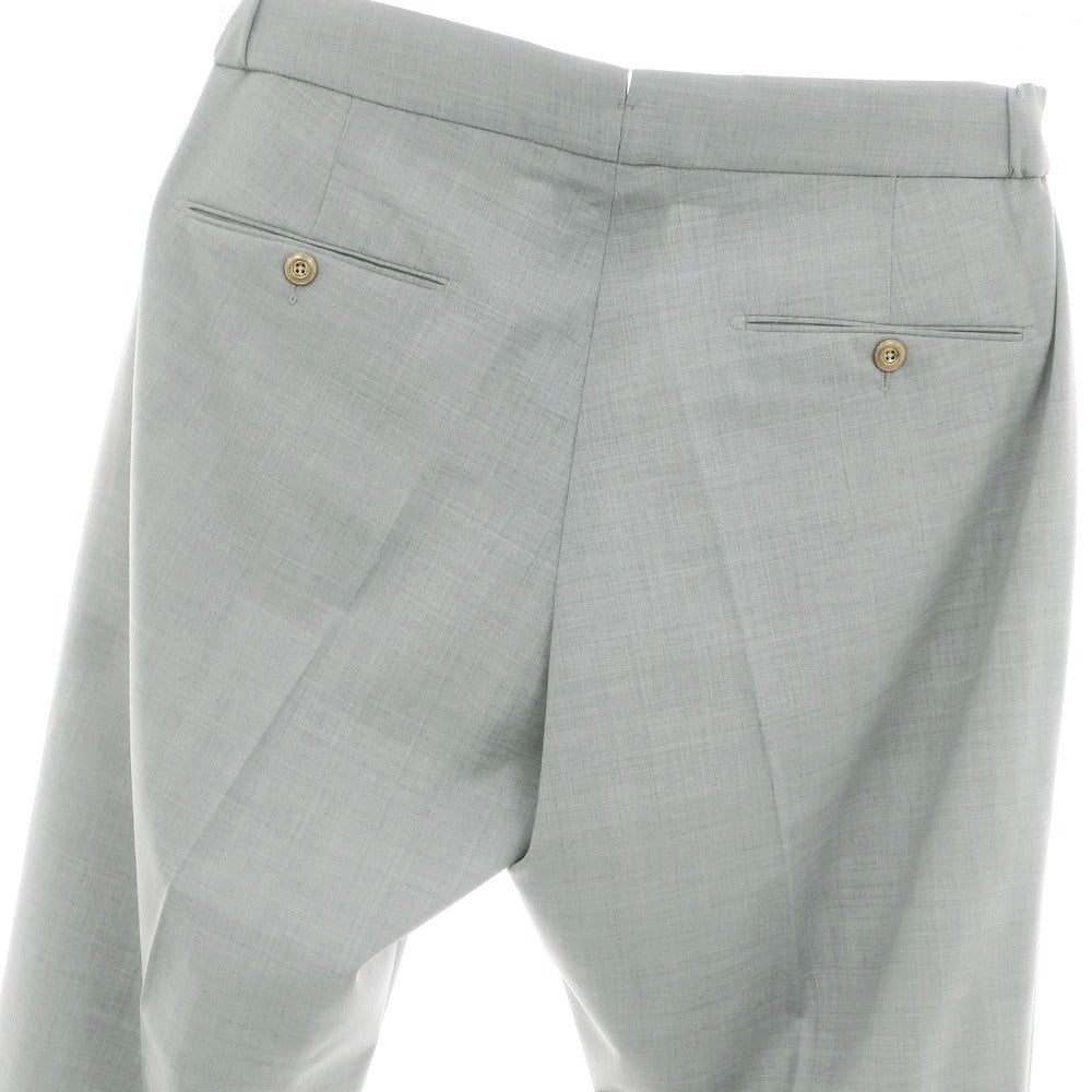 【新品】ベルウィッチ BERWICH ストレッチポリエステルウール イージースラックスパンツ ライトグレー【 48 】【 状態ランクN 】【 メンズ 】