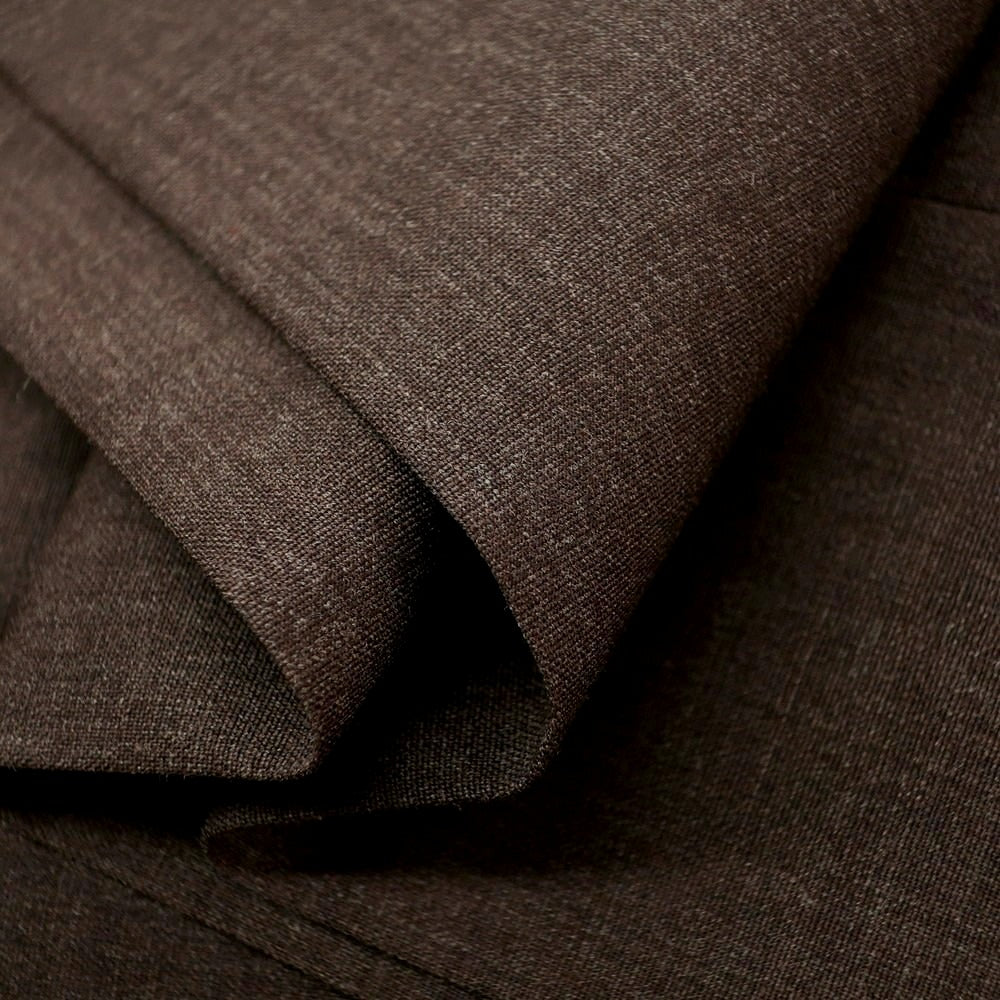 【新品】ベルウィッチ BERWICH ストレッチポリエステルウール イージースラックスパンツ ブラウン【 42 】【 状態ランクN 】【 メンズ 】