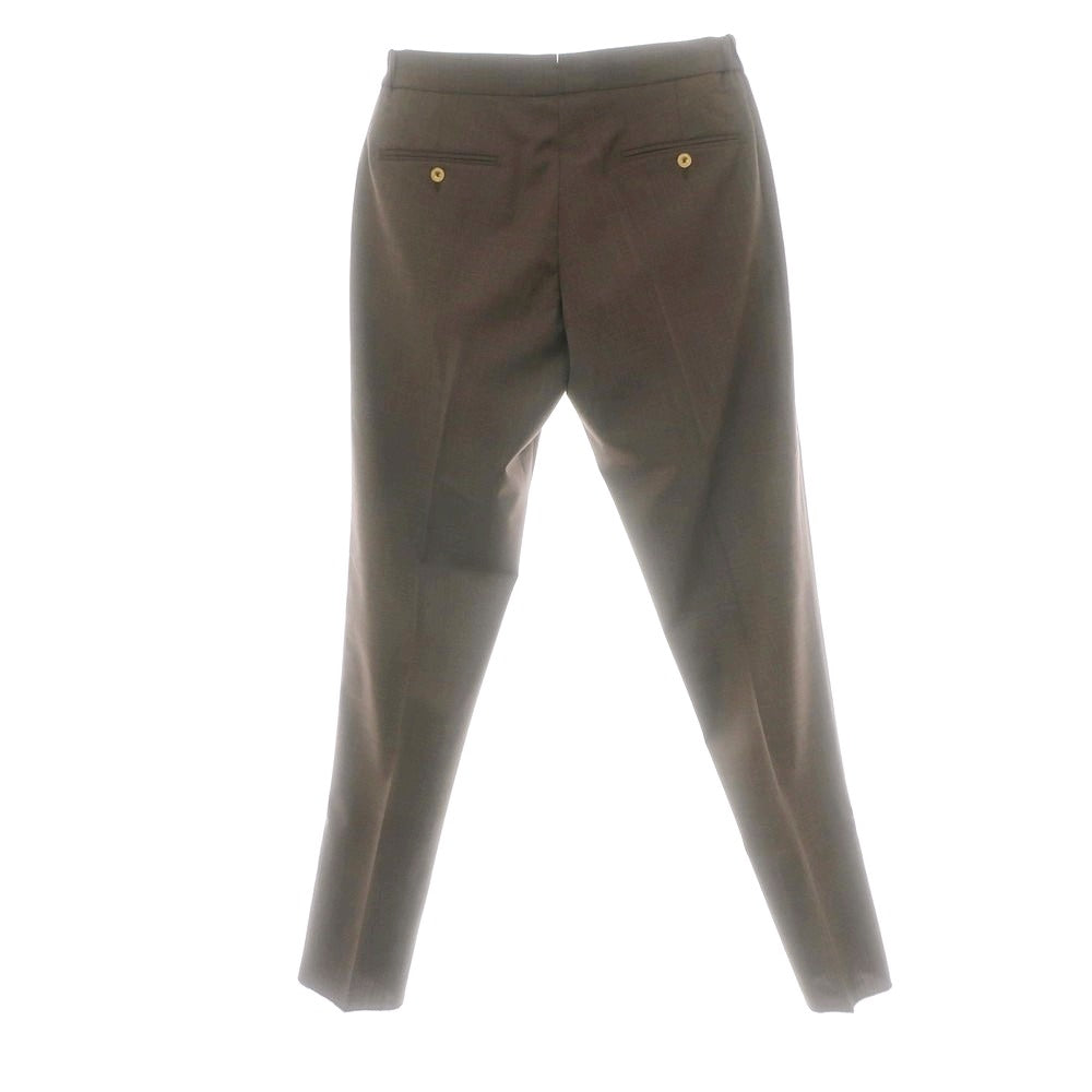 【新品】ベルウィッチ BERWICH ストレッチポリエステルウール イージースラックスパンツ ブラウン【 48 】【 状態ランクN 】【 メンズ 】