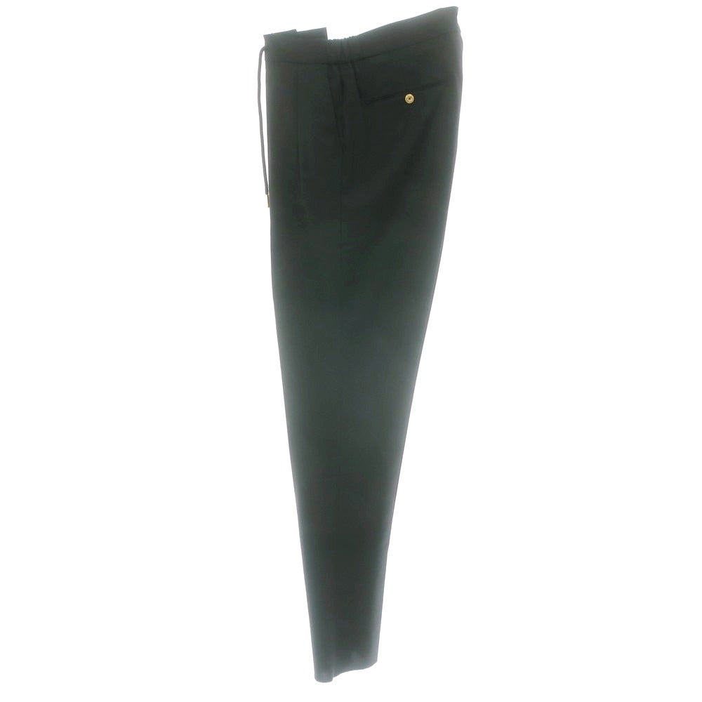 【新品】ベルウィッチ BERWICH ストレッチポリエステルウール イージースラックスパンツ ブラック【 48 】【 状態ランクN 】【 メンズ 】