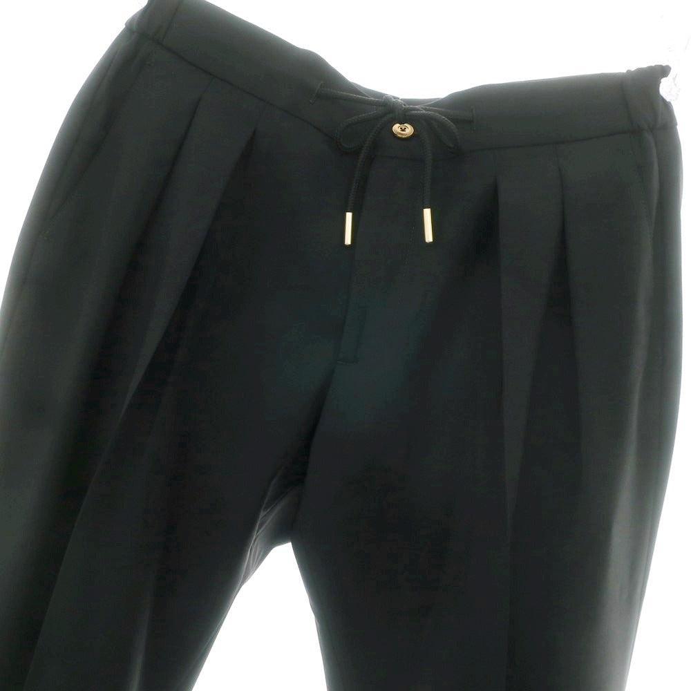 【新品】ベルウィッチ BERWICH ストレッチポリエステルウール イージースラックスパンツ ブラック【 50 】【 状態ランクN 】【 メンズ 】