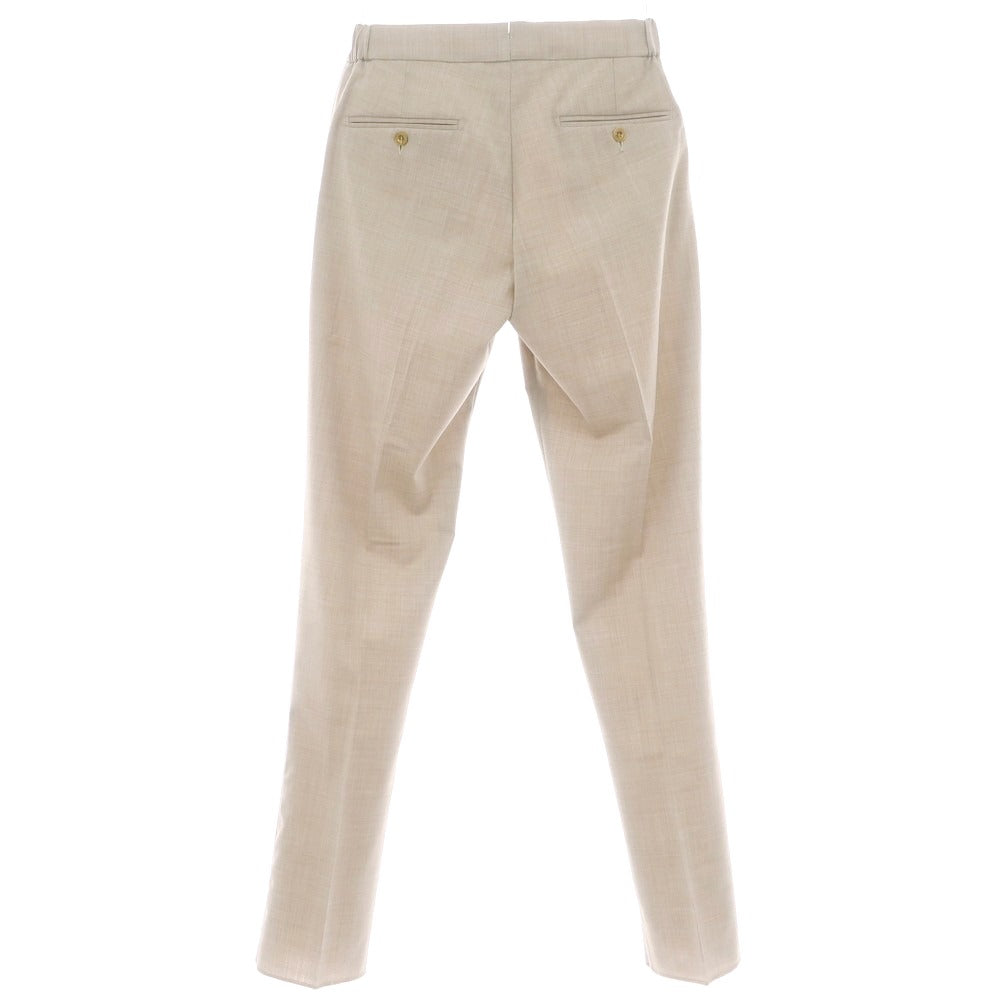 【新品】ベルウィッチ BERWICH ストレッチポリエステルウール イージースラックスパンツ ベージュ【 42 】【 状態ランクN 】【 メンズ 】