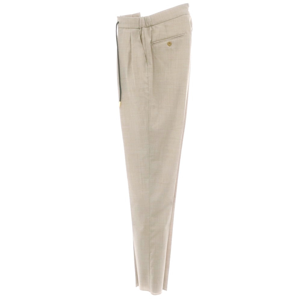 【新品】ベルウィッチ BERWICH ストレッチポリエステルウール イージースラックスパンツ ベージュ【 42 】【 状態ランクN 】【 メンズ 】