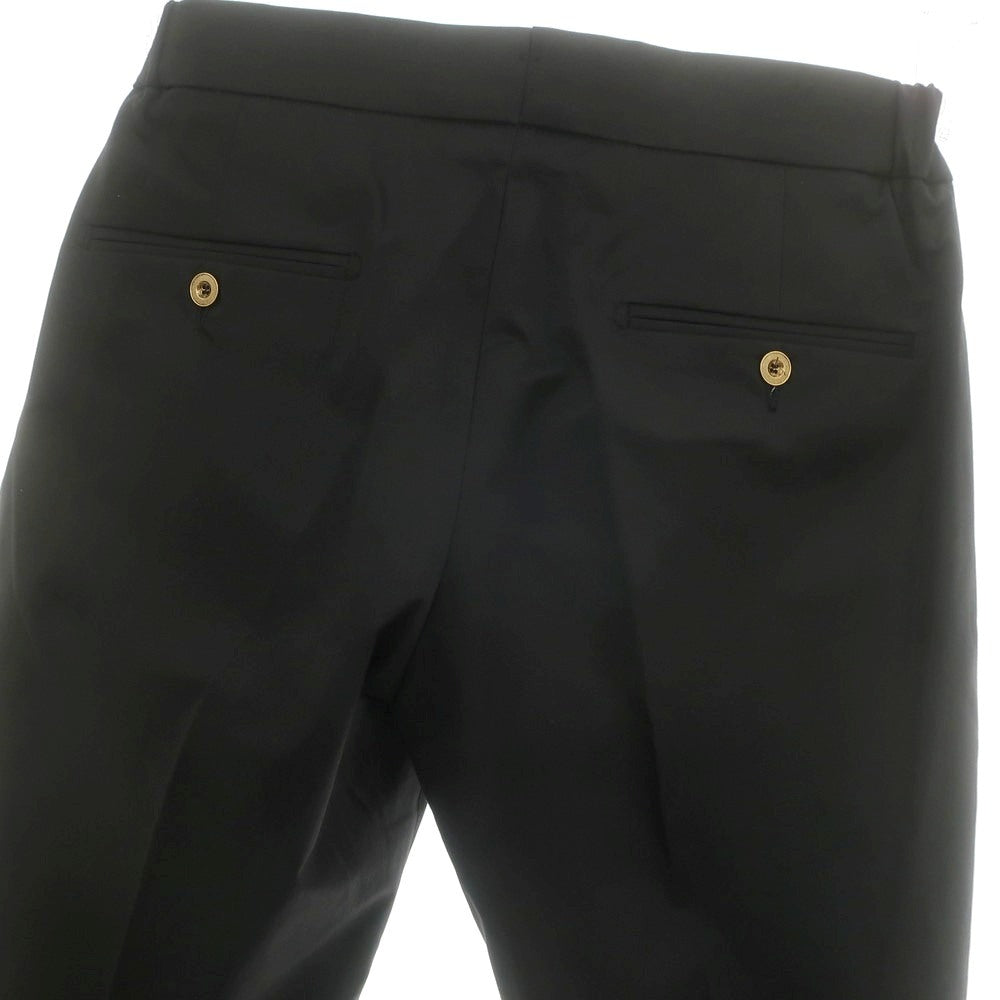 【新品】ベルウィッチ BERWICH ストレッチ コットン イージースラックスパンツ ブラック【 46 】【 状態ランクN 】【 メンズ 】