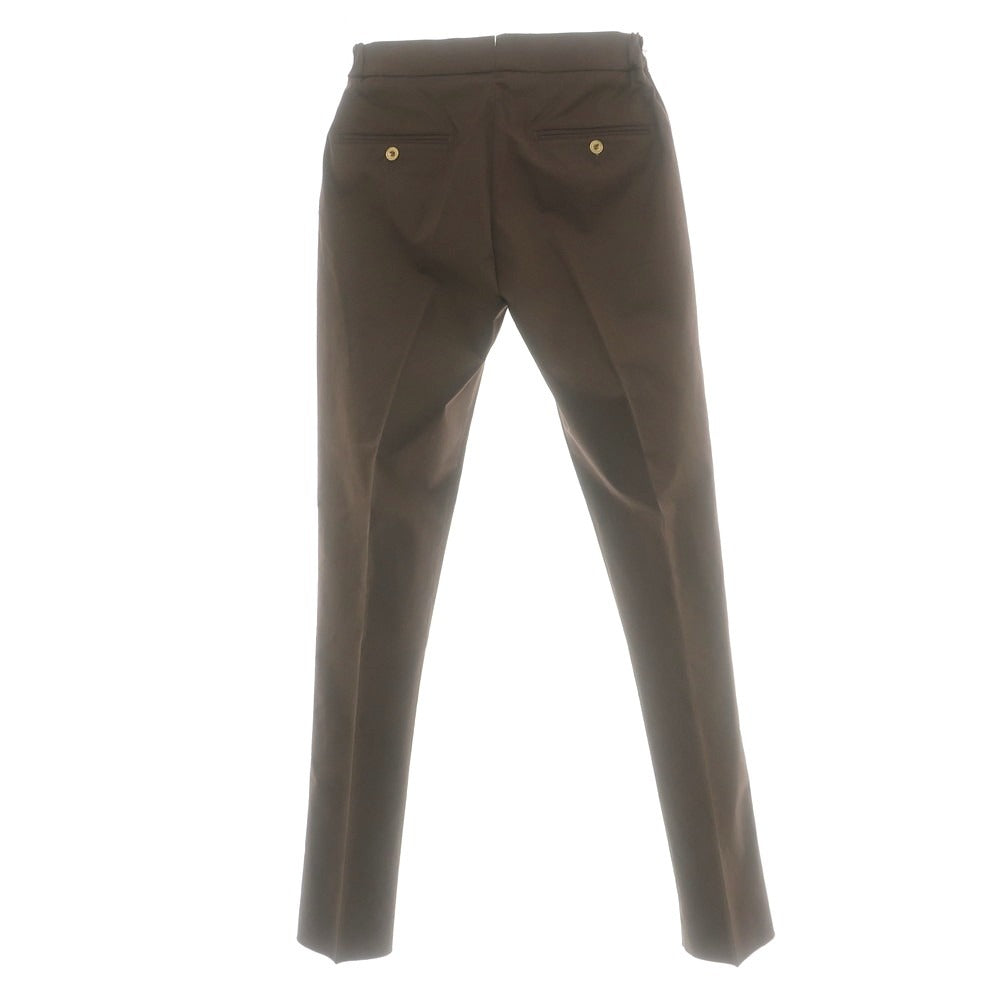 【新品】ベルウィッチ BERWICH ストレッチ コットン イージースラックスパンツ ブラウン【 42 】【 状態ランクN 】【 メンズ 】