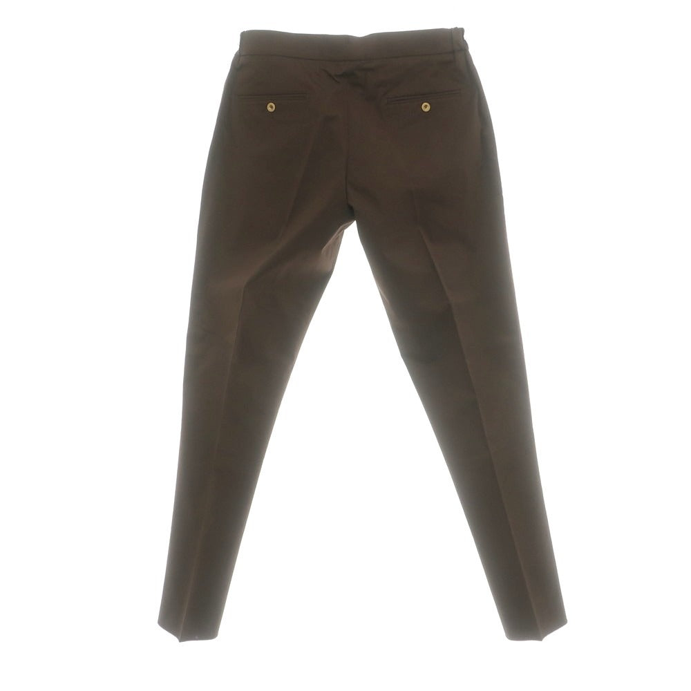 【新品】ベルウィッチ BERWICH ストレッチ コットン イージースラックスパンツ ブラウン【 50 】【 状態ランクN 】【 メンズ 】