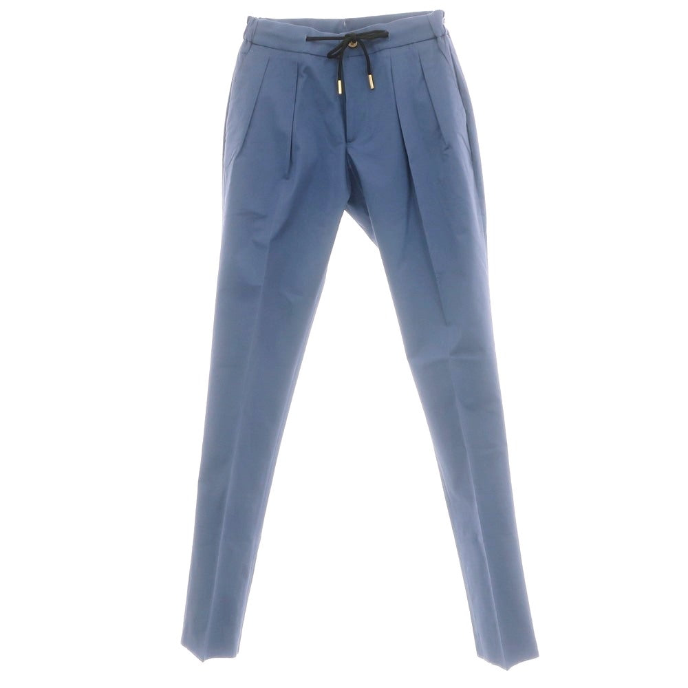 【新品】ベルウィッチ BERWICH ストレッチ コットン イージースラックスパンツ ライトブルー【 44 】【 状態ランクN 】【 メンズ 】