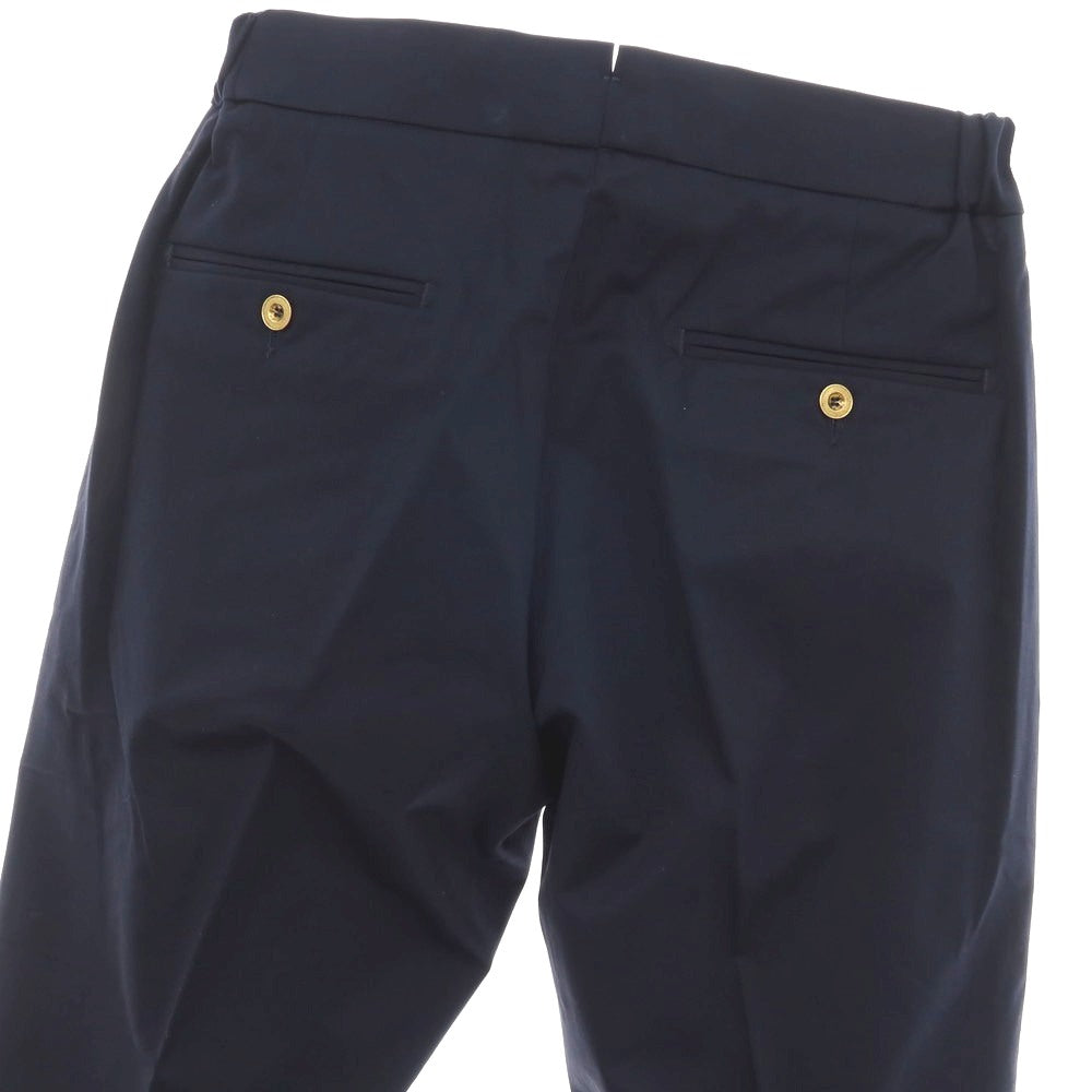 【新品】ベルウィッチ BERWICH ストレッチ コットン イージースラックスパンツ ネイビー【 44 】【 状態ランクN 】【 メンズ 】