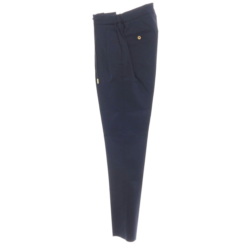 【新品】ベルウィッチ BERWICH ストレッチ コットン イージースラックスパンツ ネイビー【 44 】【 状態ランクN 】【 メンズ 】