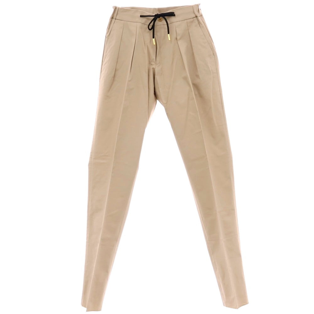 【新品】ベルウィッチ BERWICH ストレッチ コットン イージースラックスパンツ ベージュ【 44 】【 状態ランクN 】【 メンズ 】