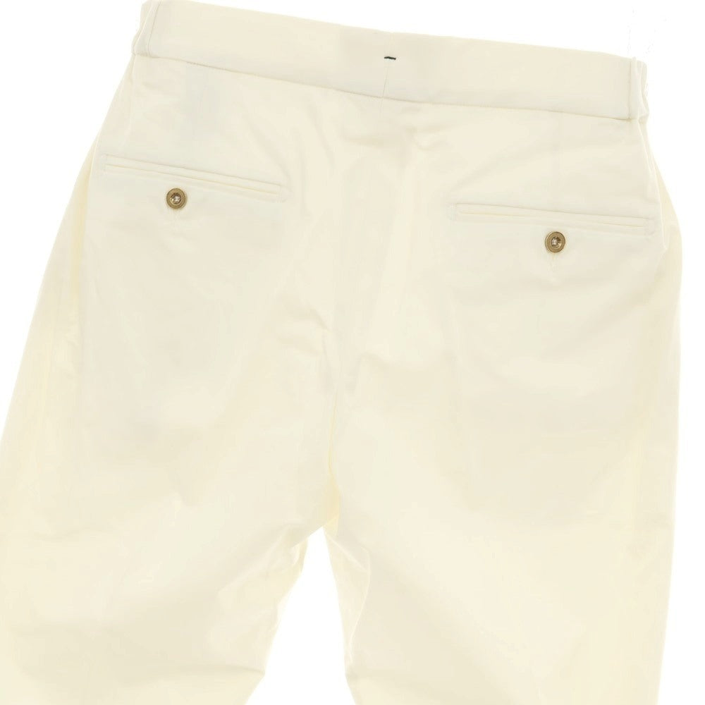 【新品】ベルウィッチ BERWICH ストレッチ コットン イージースラックスパンツ オフホワイト【 44 】【 状態ランクN 】【 メンズ 】