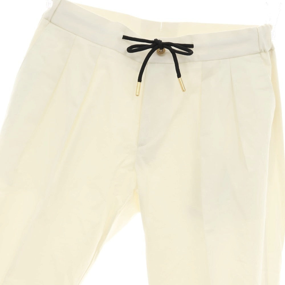 【新品アウトレット】ベルウィッチ BERWICH ストレッチ コットン イージースラックスパンツ オフホワイト【 48 】【 状態ランクN- 】【 メンズ 】