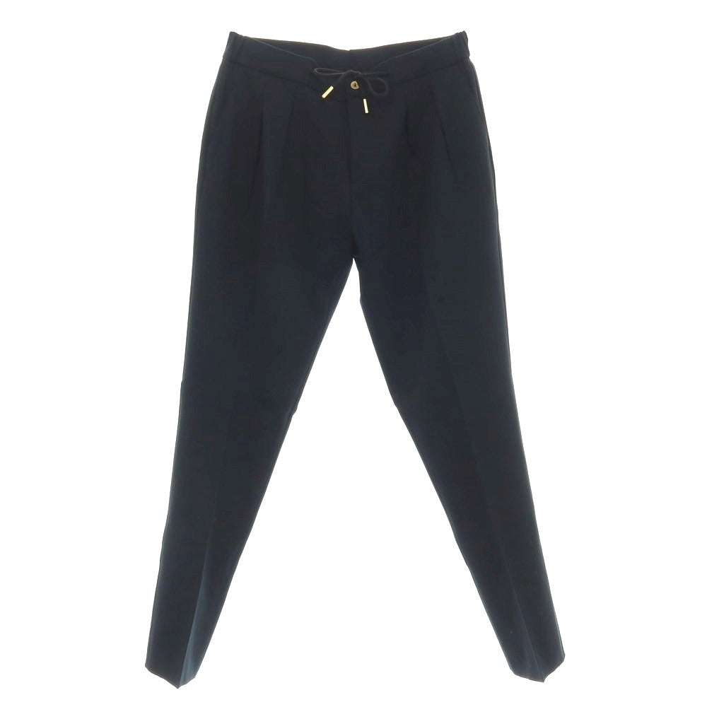 【新品】ベルウィッチ BERWICH レーヨンナイロン ジャージー イージースラックスパンツ ブラック【 48 】【 状態ランクN 】【 メンズ 】