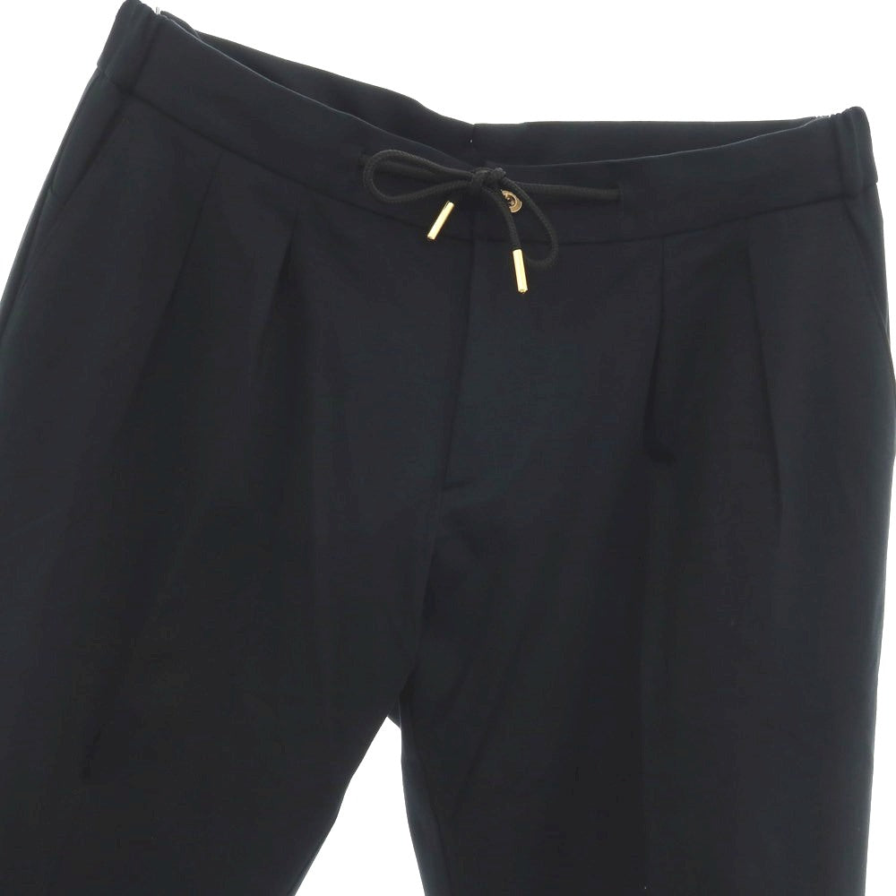 【新品】ベルウィッチ BERWICH レーヨンナイロン ジャージー イージースラックスパンツ ブラック【 50 】【 状態ランクN 】【 メンズ 】