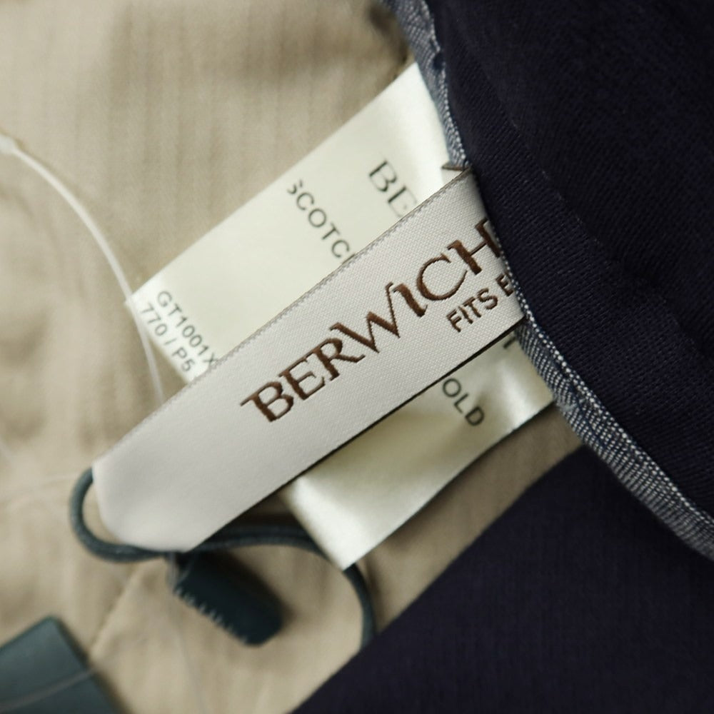 【新品】ベルウィッチ BERWICH レーヨンナイロン ジャージー イージースラックスパンツ ネイビー【 50 】【 状態ランクN 】【 メンズ 】