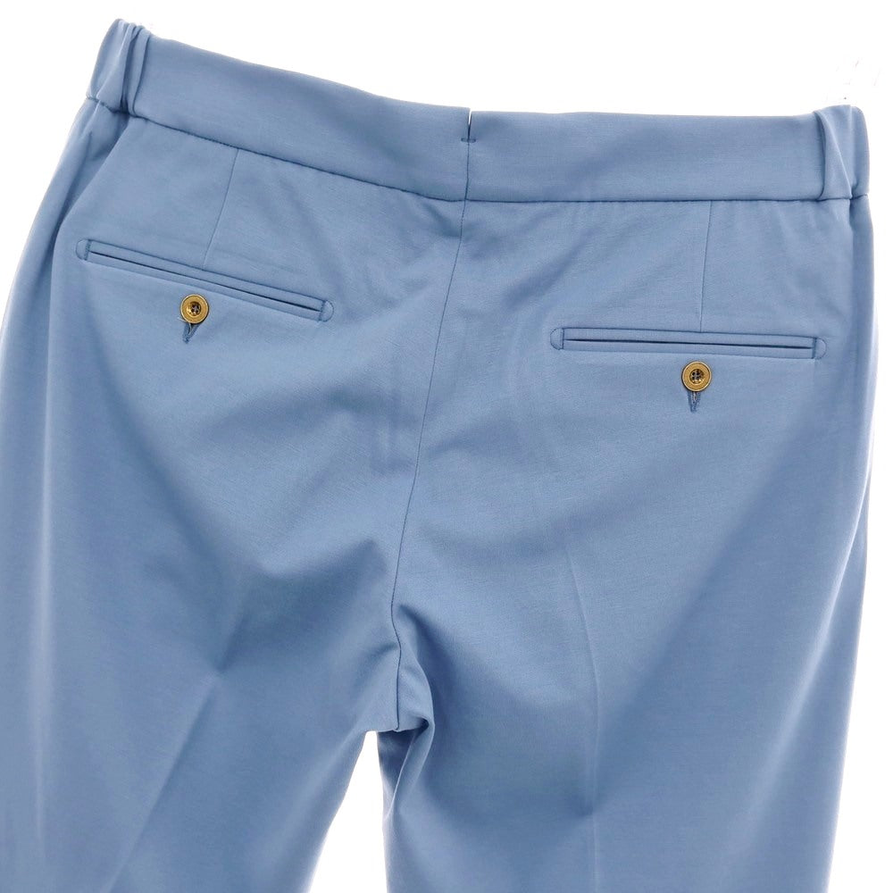 【新品】ベルウィッチ BERWICH レーヨンナイロン ジャージー イージースラックスパンツ ライトブルー【 48 】【 状態ランクN 】【 メンズ 】